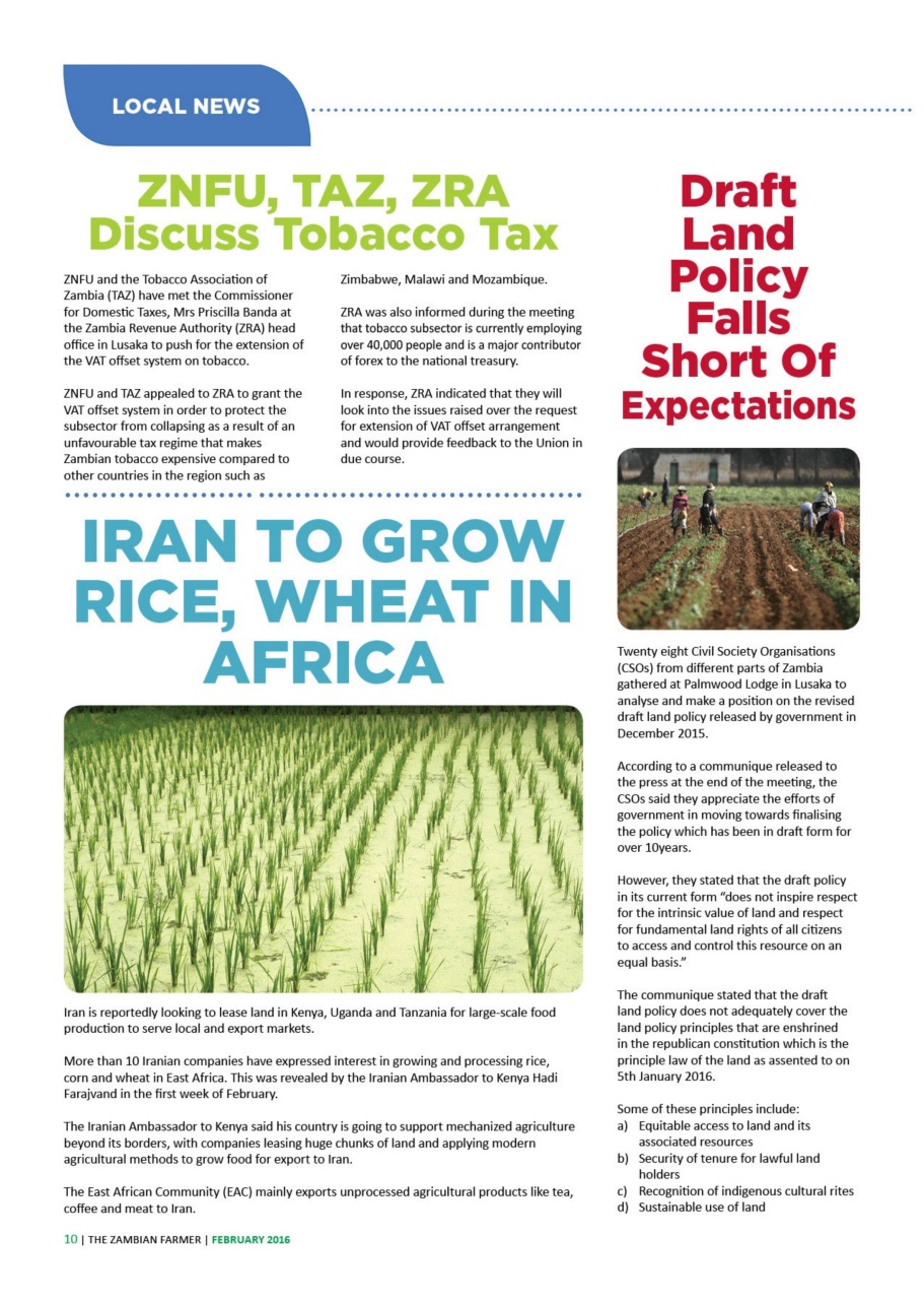 Zambian Farmer Preview Pages