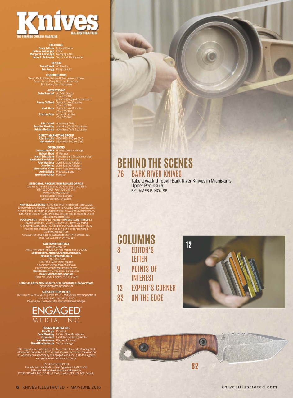 Knives Illustrated Preview Pages