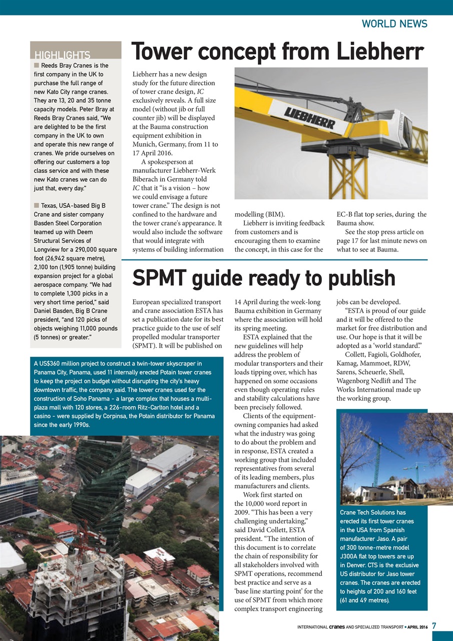 Int. Cranes and Specialized Transp Preview Pages