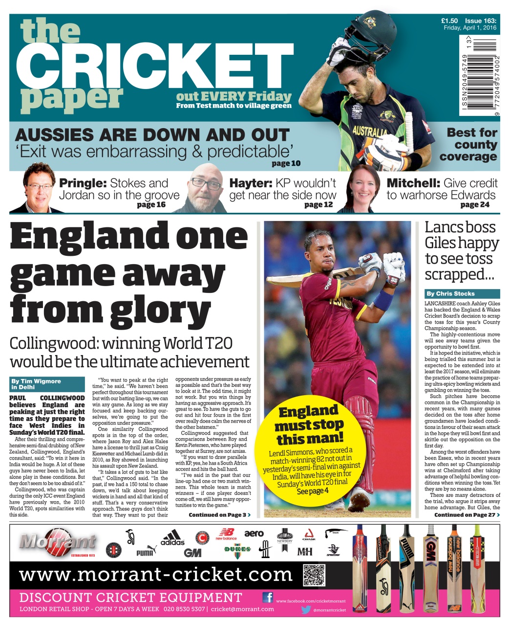 The Cricket Paper Preview Pages