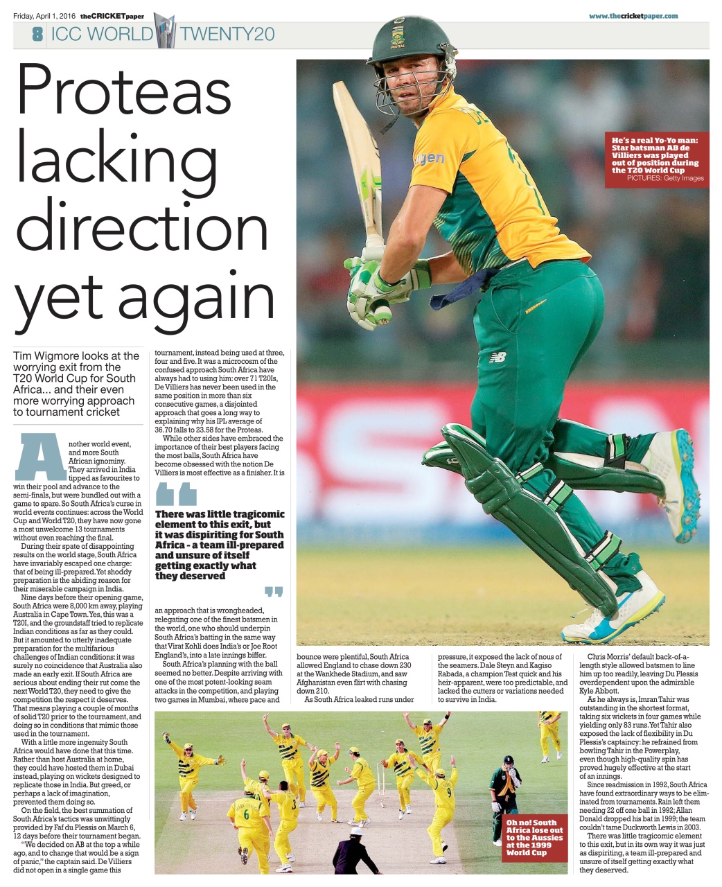 The Cricket Paper Preview Pages