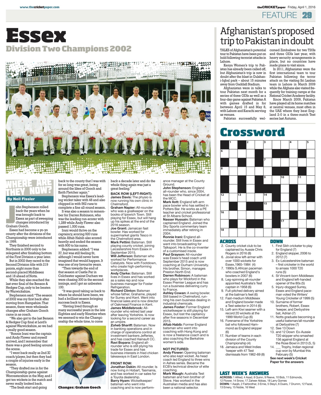 The Cricket Paper Preview Pages