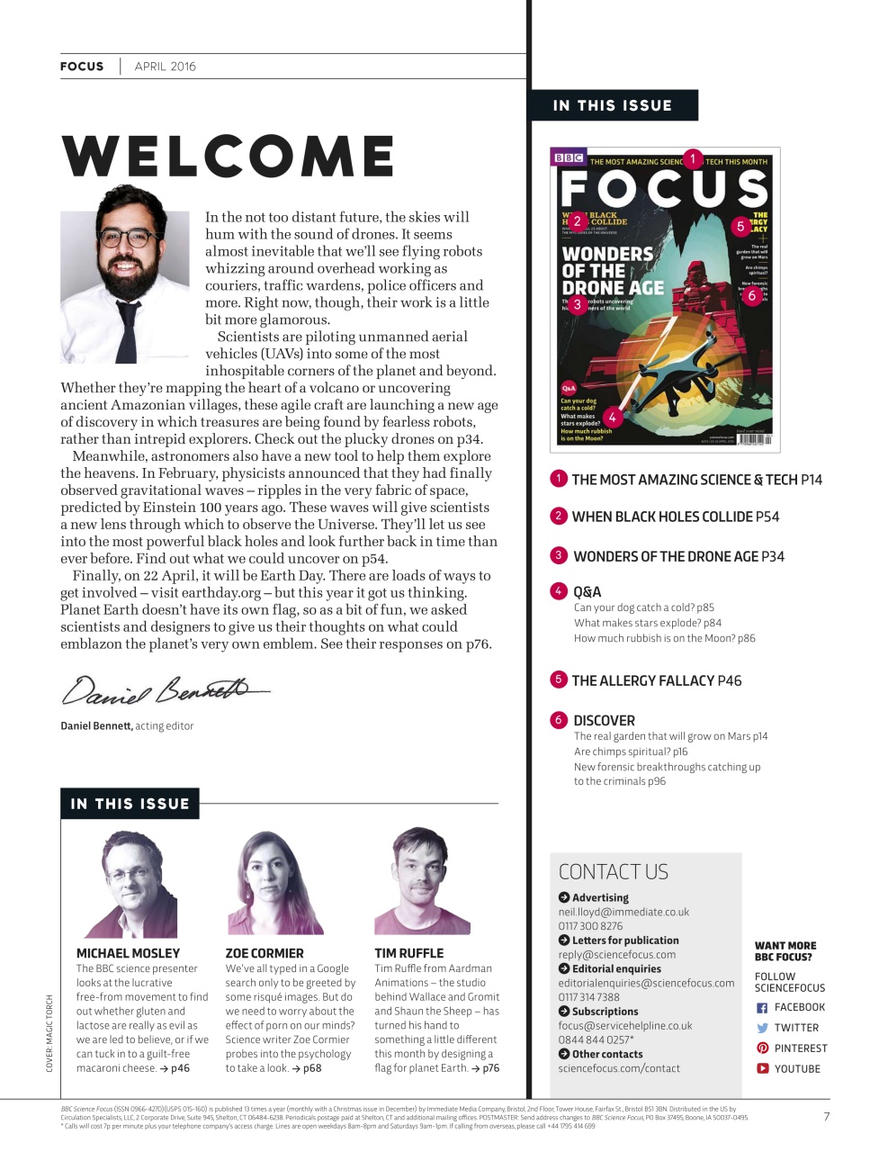 BBC Science Focus Magazine Preview Pages
