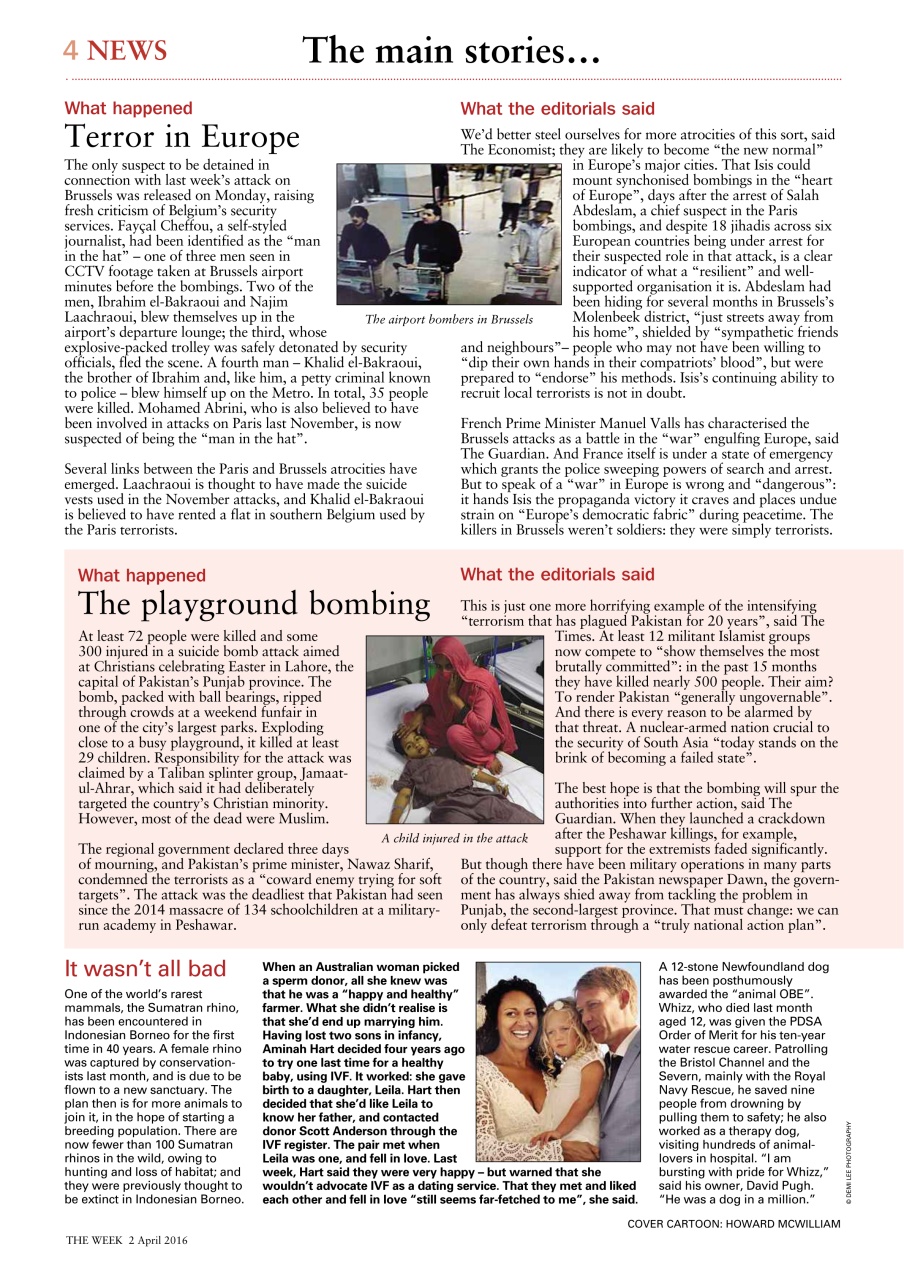 The Week Preview Pages