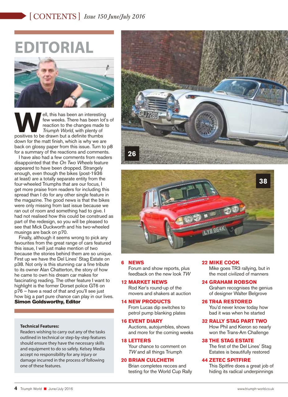 Triumph World Preview Pages