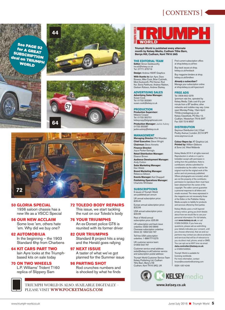 Triumph World Preview Pages