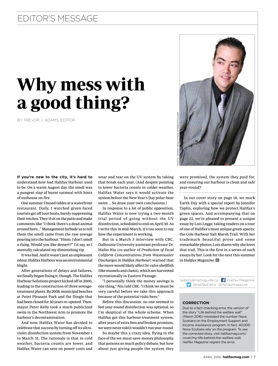 Halifax Magazine Preview Pages