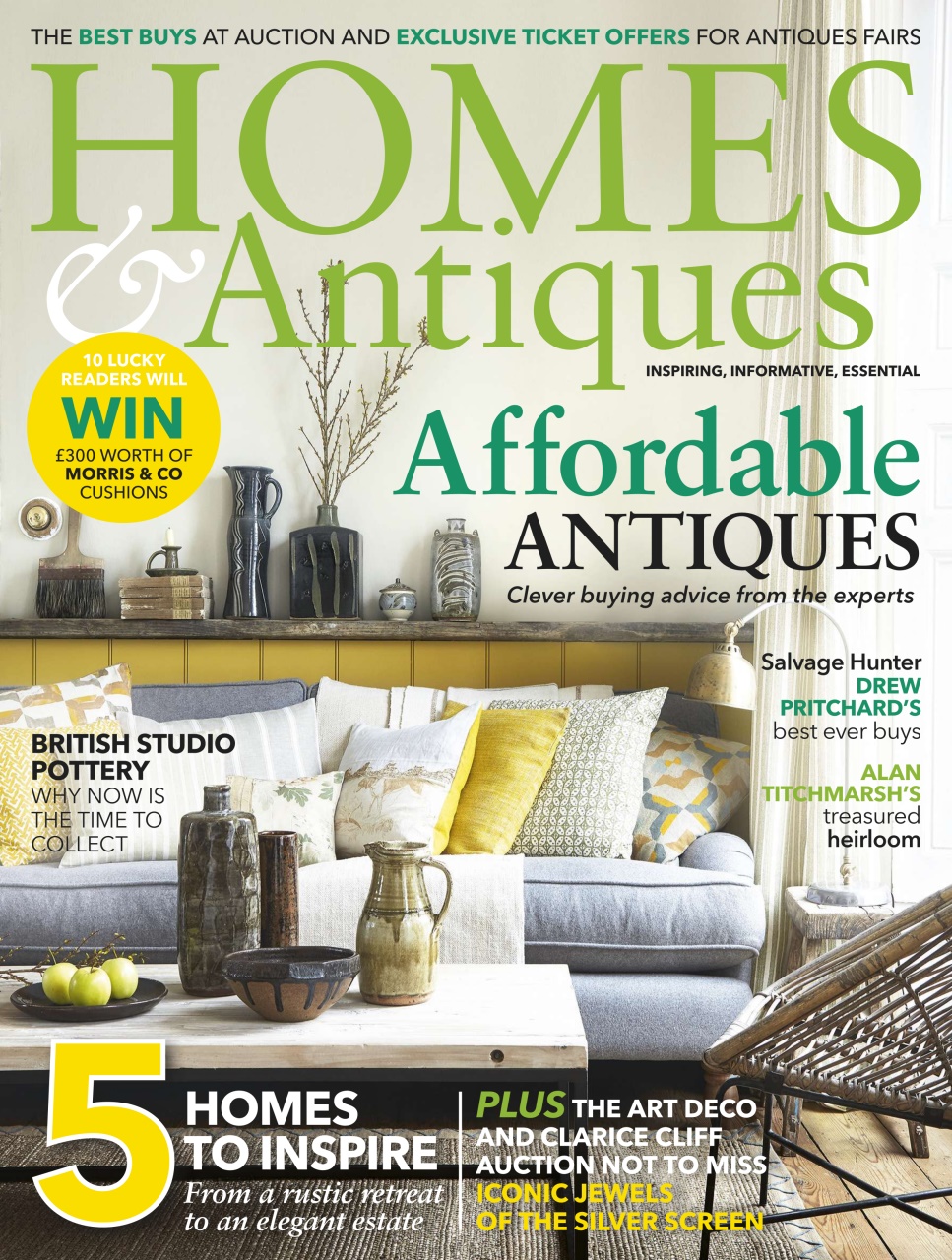 Homes & Antiques Magazine Preview Pages