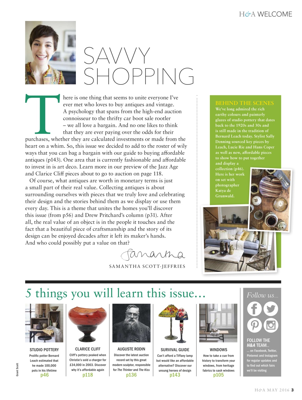 Homes & Antiques Magazine Preview Pages