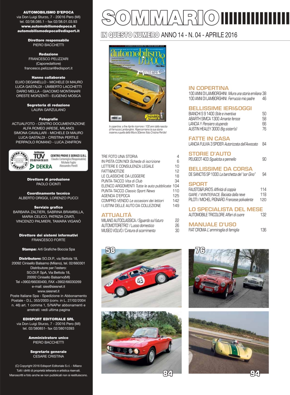 Automobilismo d'Epoca Preview Pages