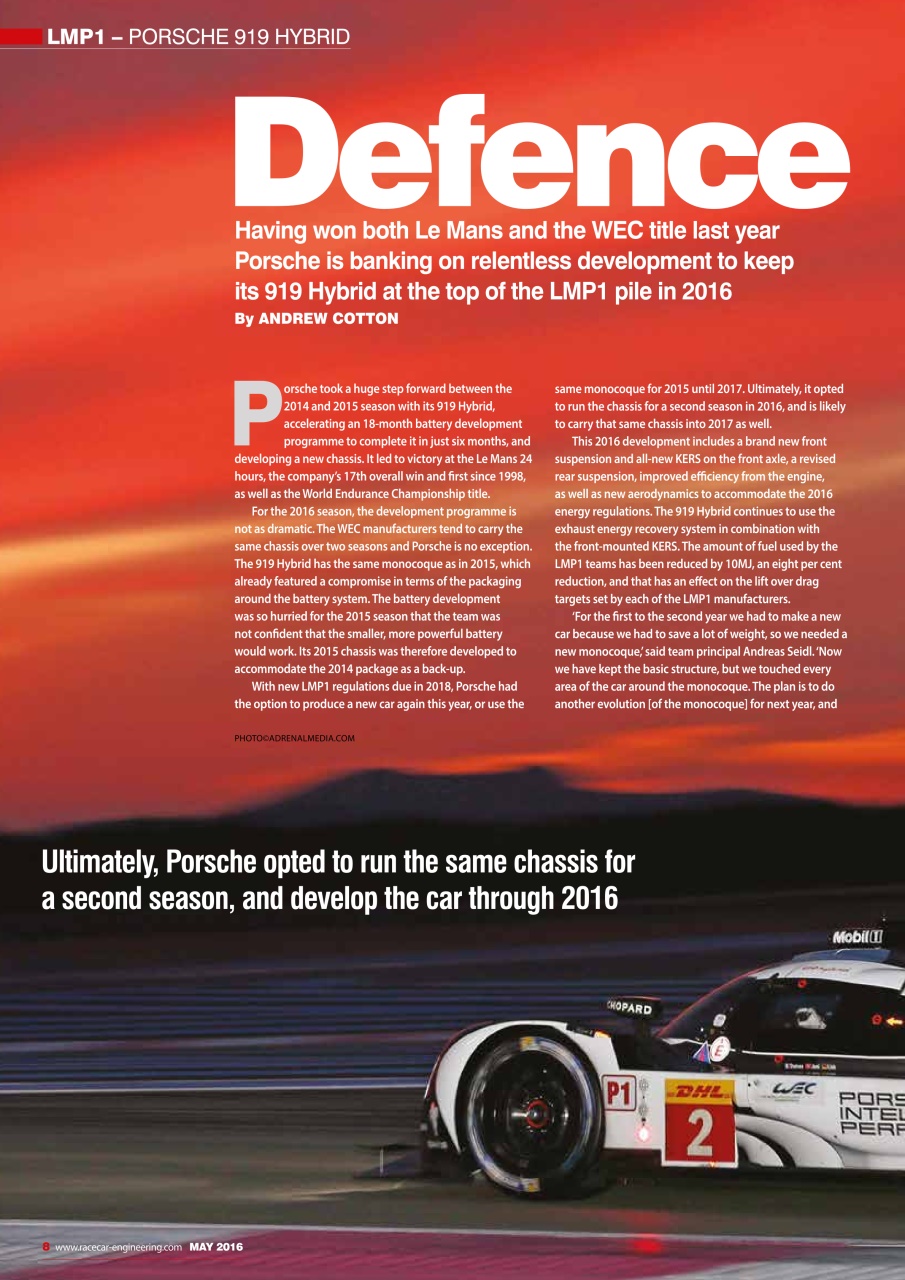 Racecar Engineering Preview Pages