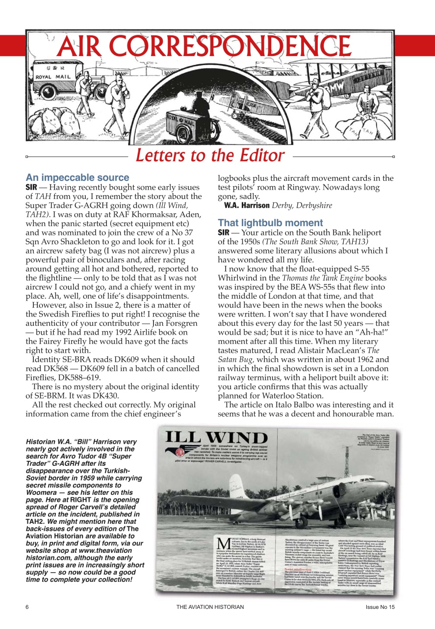 The Aviation Historian Magazine Preview Pages