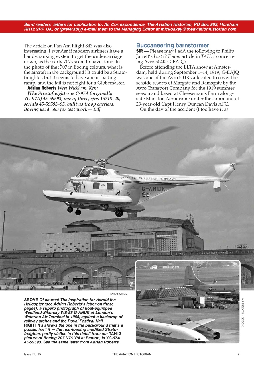 The Aviation Historian Magazine Preview Pages