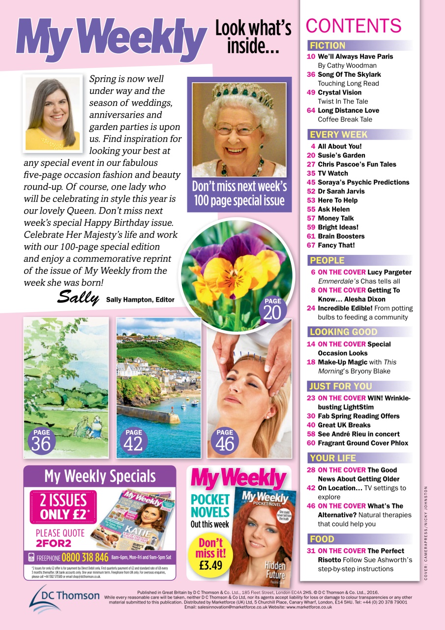 My Weekly Preview Pages