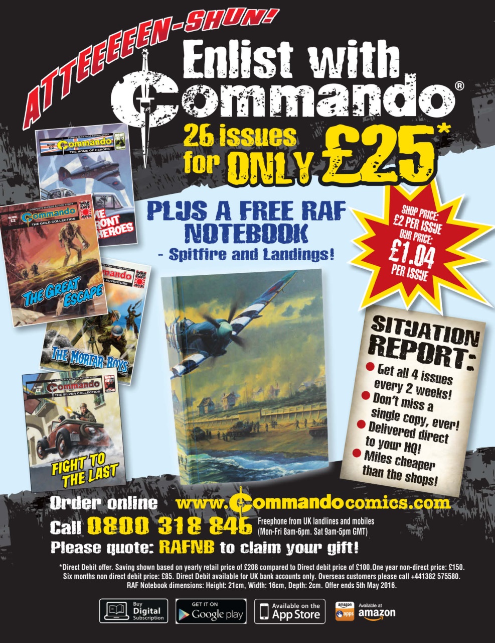 Commando Preview Pages