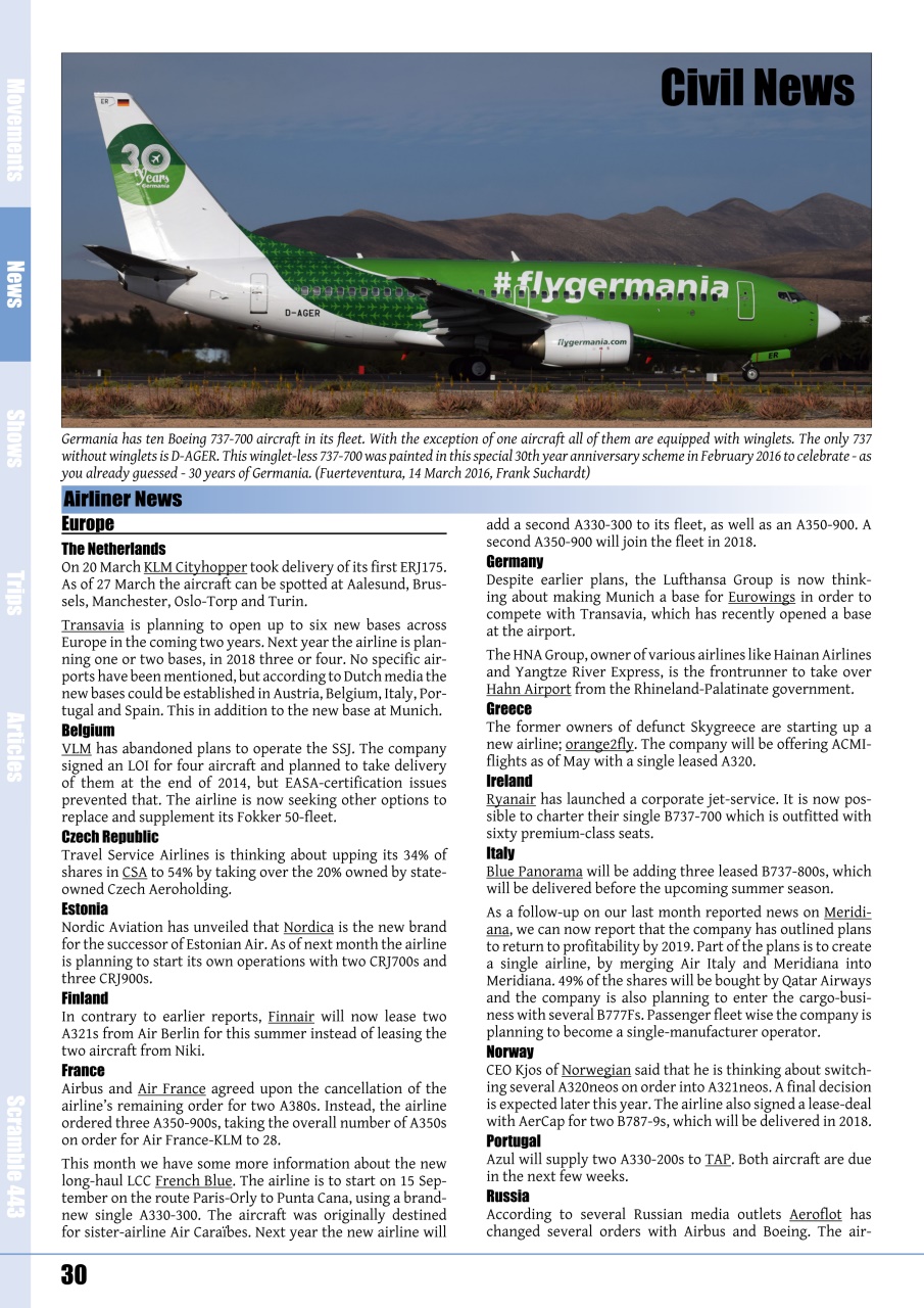 Scramble Magazine Preview Pages