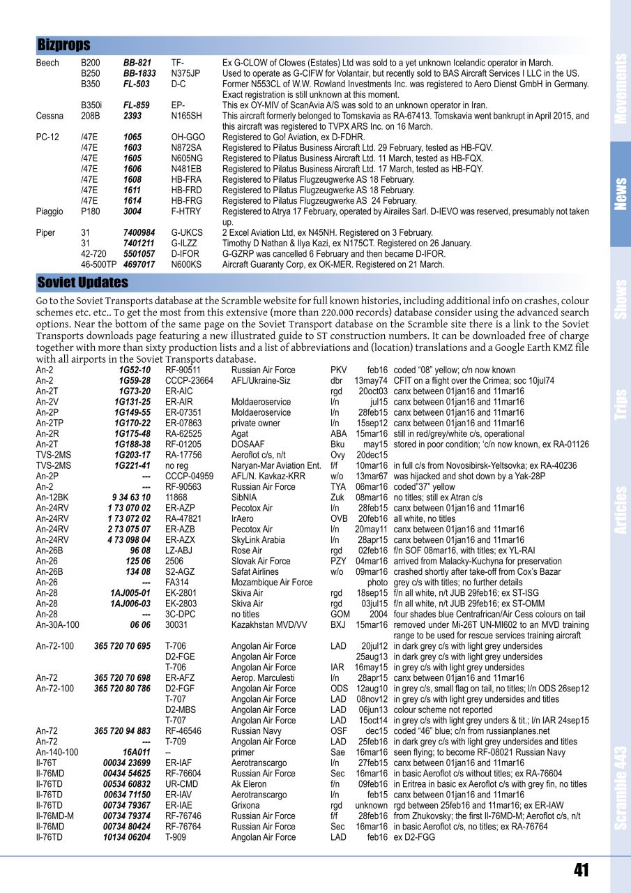 Scramble Magazine Preview Pages