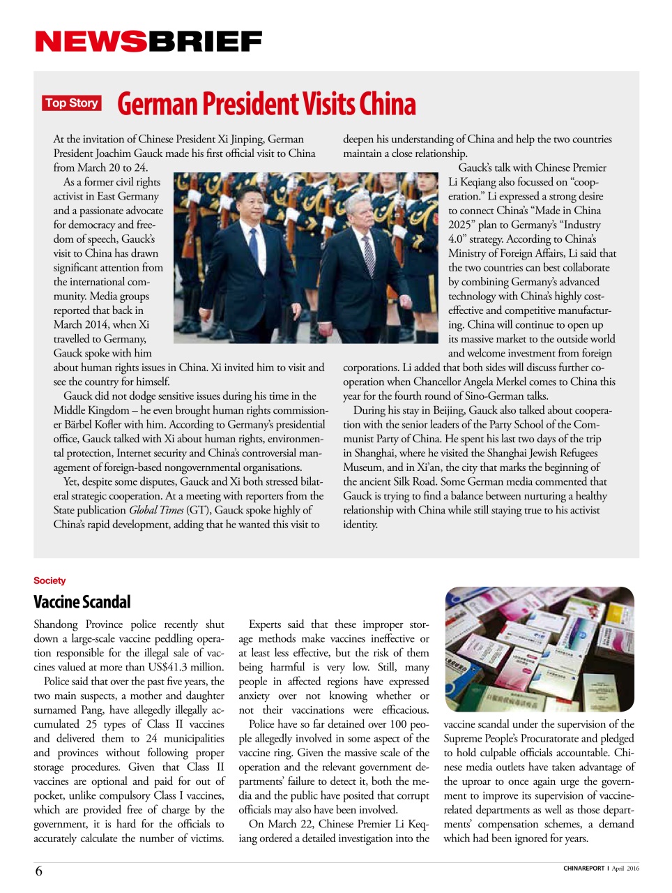 China Report Preview Pages