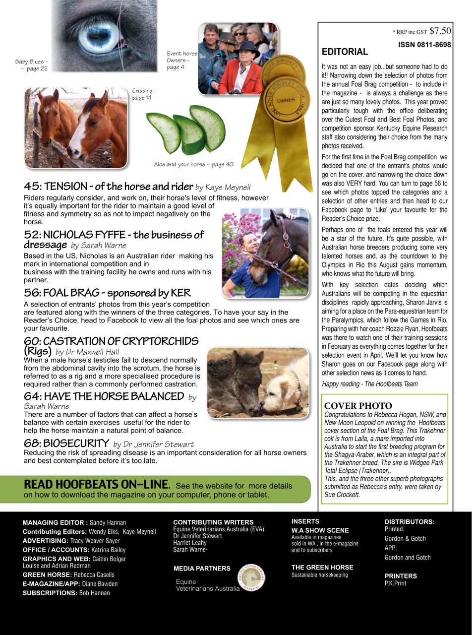 Hoofbeats Preview Pages