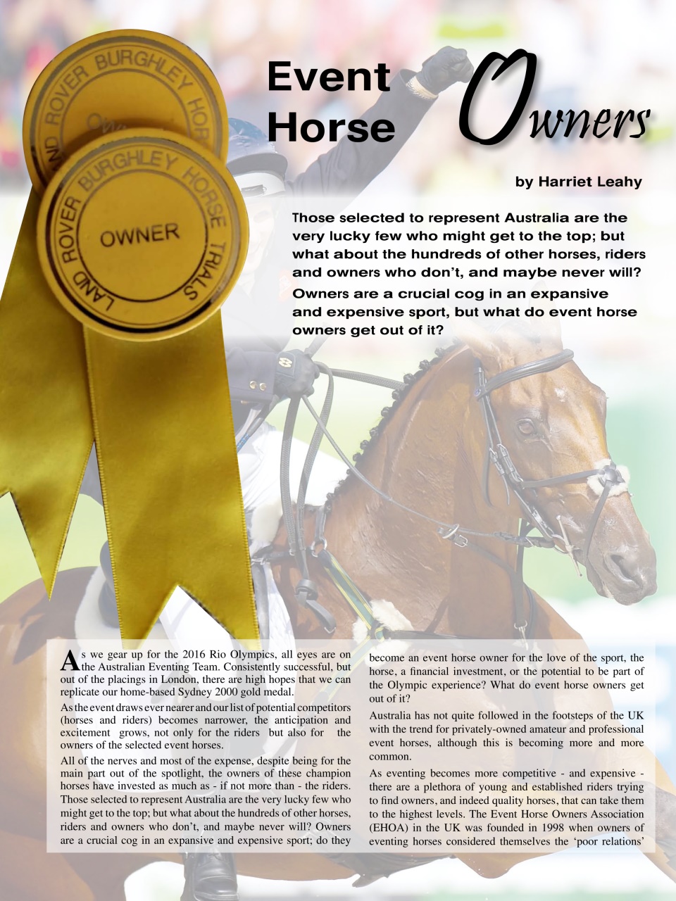 Hoofbeats Preview Pages