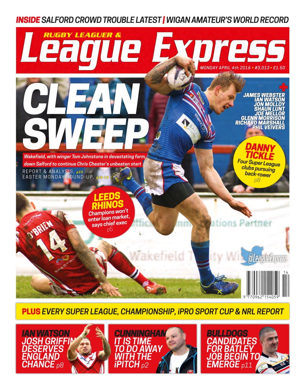 League Express Preview Pages