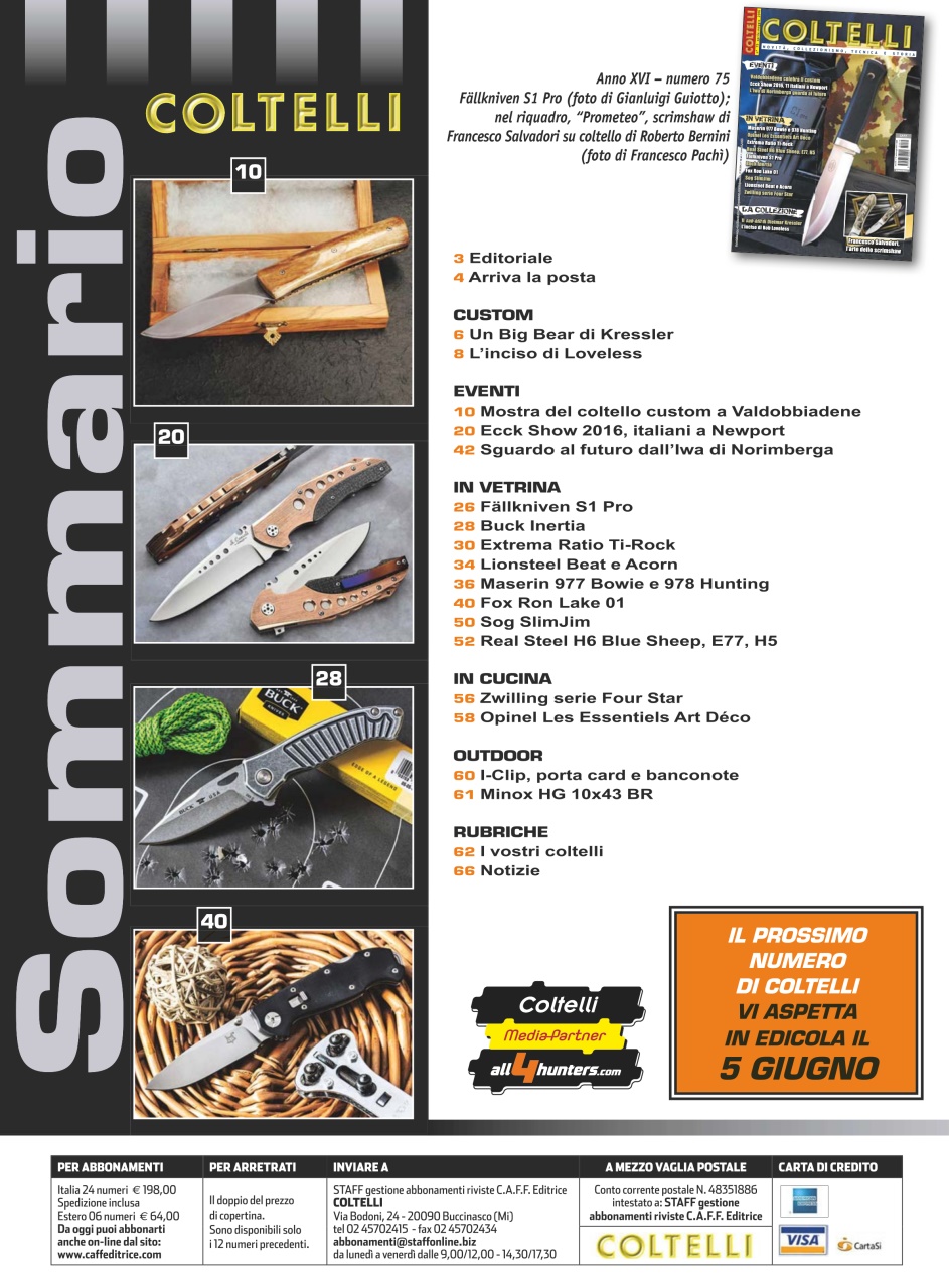 COLTELLI Preview Pages