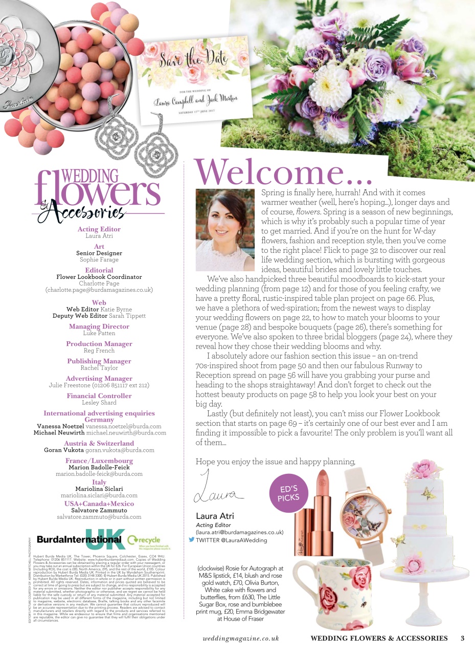 Wedding Flowers Magazine Preview Pages
