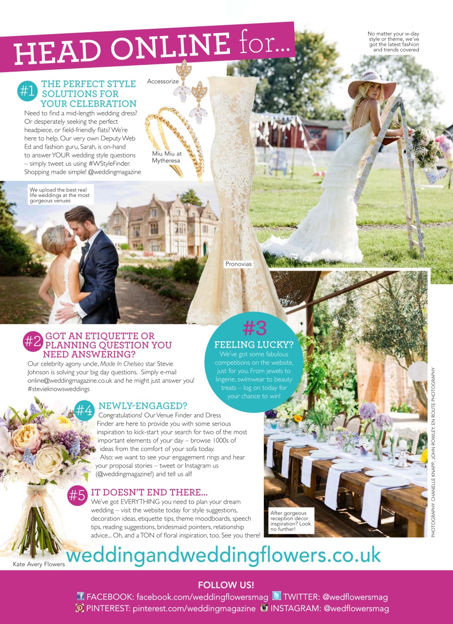Wedding Flowers Magazine Preview Pages