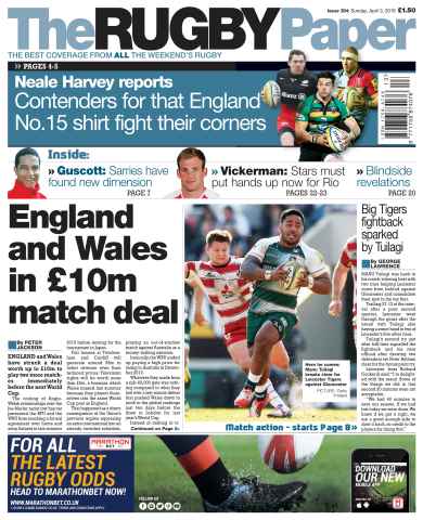 The Rugby Paper issue 3rd April 2016