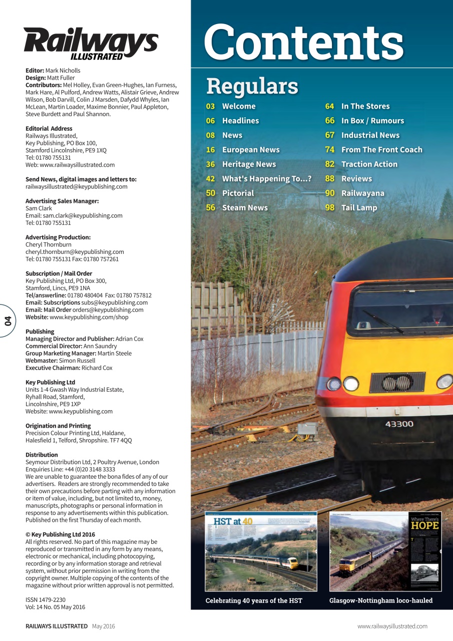 Railways Illustrated Preview Pages