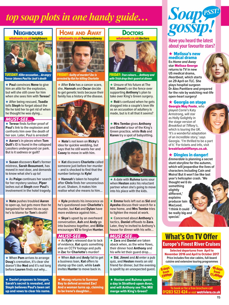 What's on TV Preview Pages