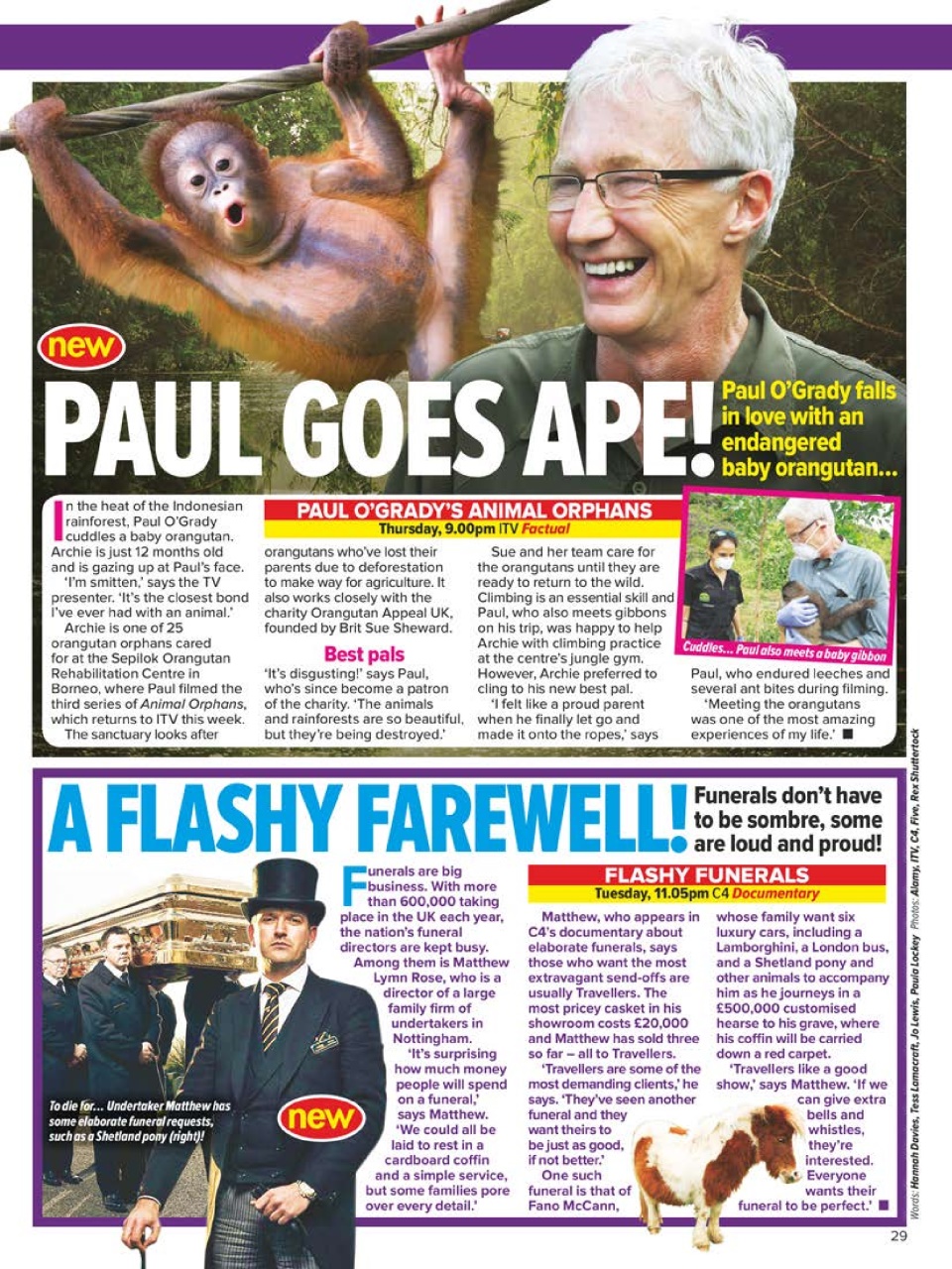 What's on TV Preview Pages