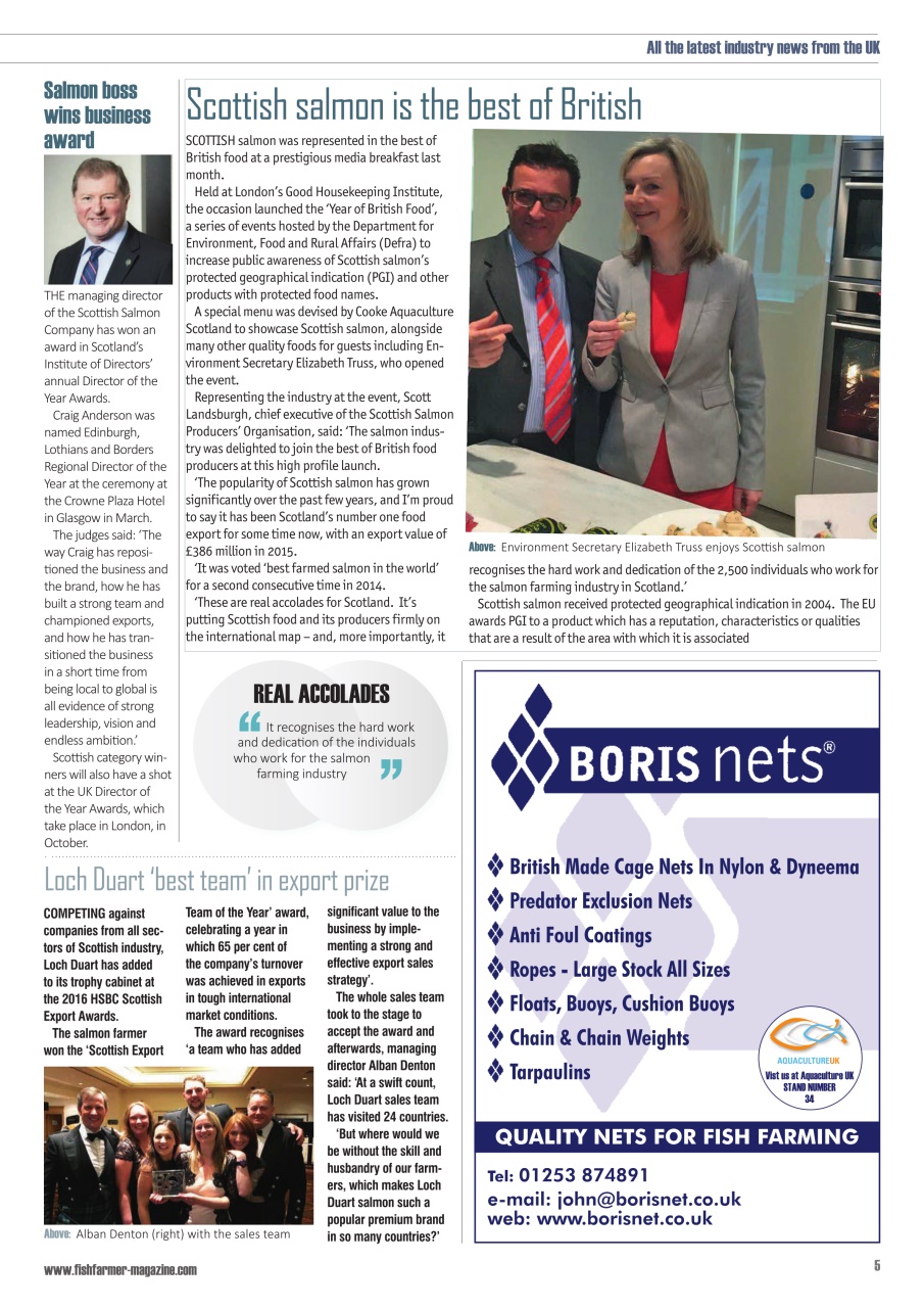 Fish Farmer Magazine Preview Pages