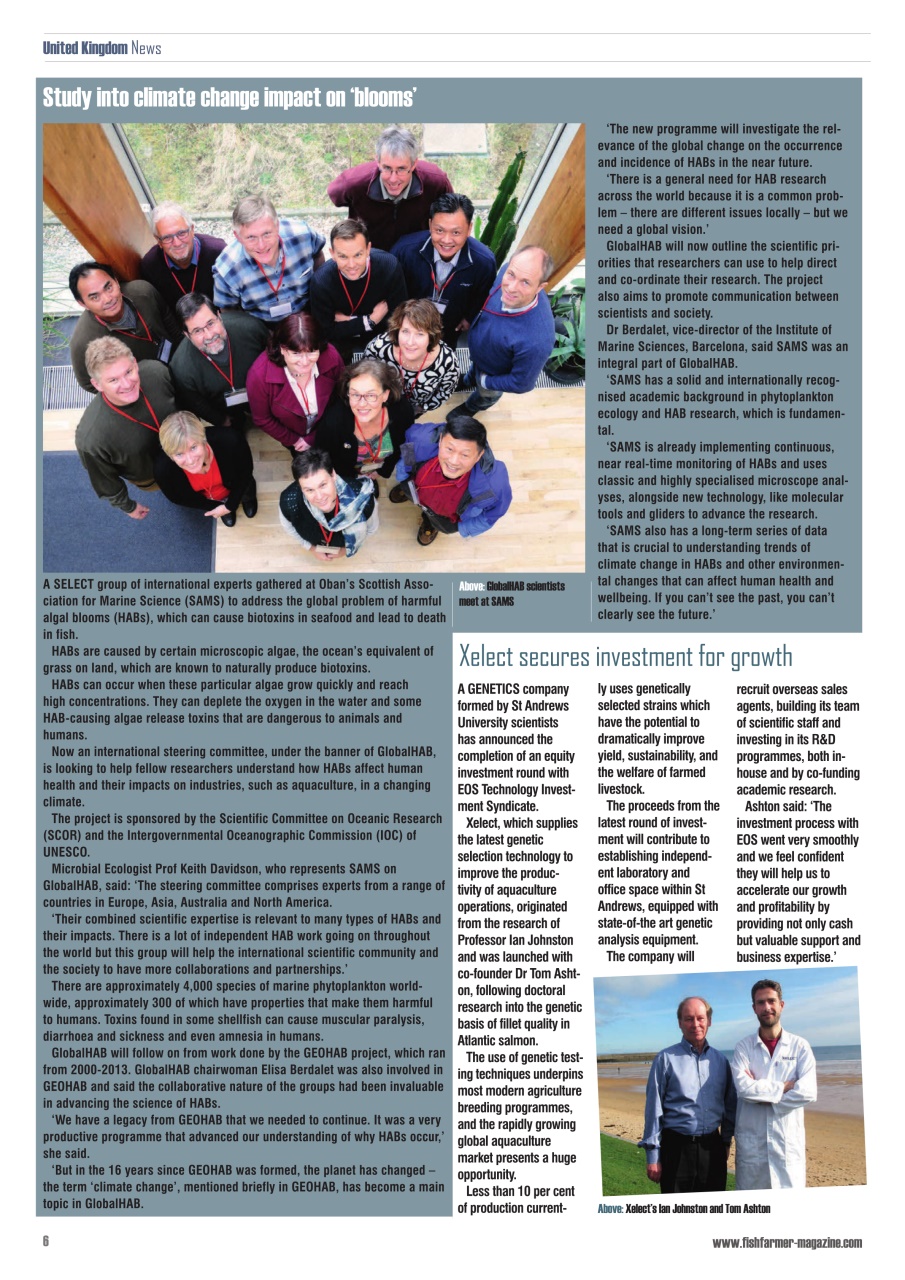 Fish Farmer Magazine Preview Pages