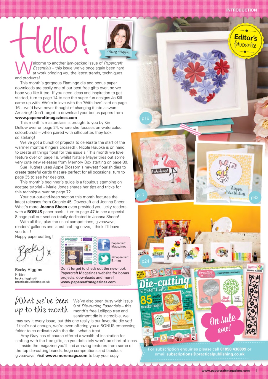 Papercraft Essentials Preview Pages