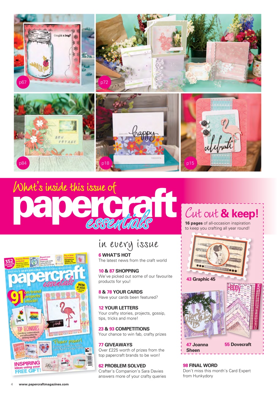 Papercraft Essentials Preview Pages