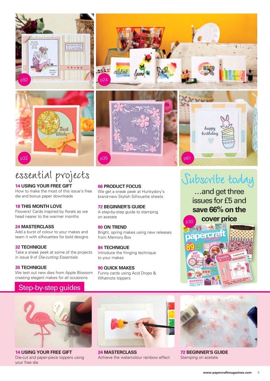 Papercraft Essentials Preview Pages