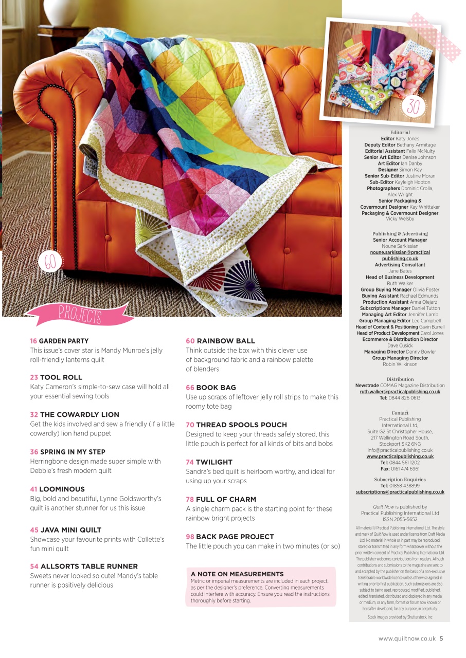 Quilt Now Preview Pages