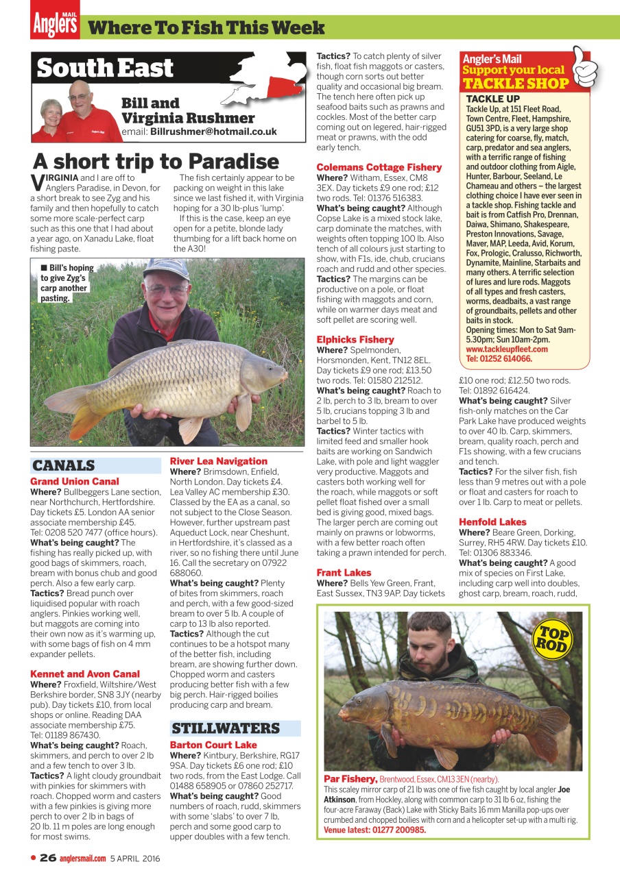 Anglers Mail Preview Pages