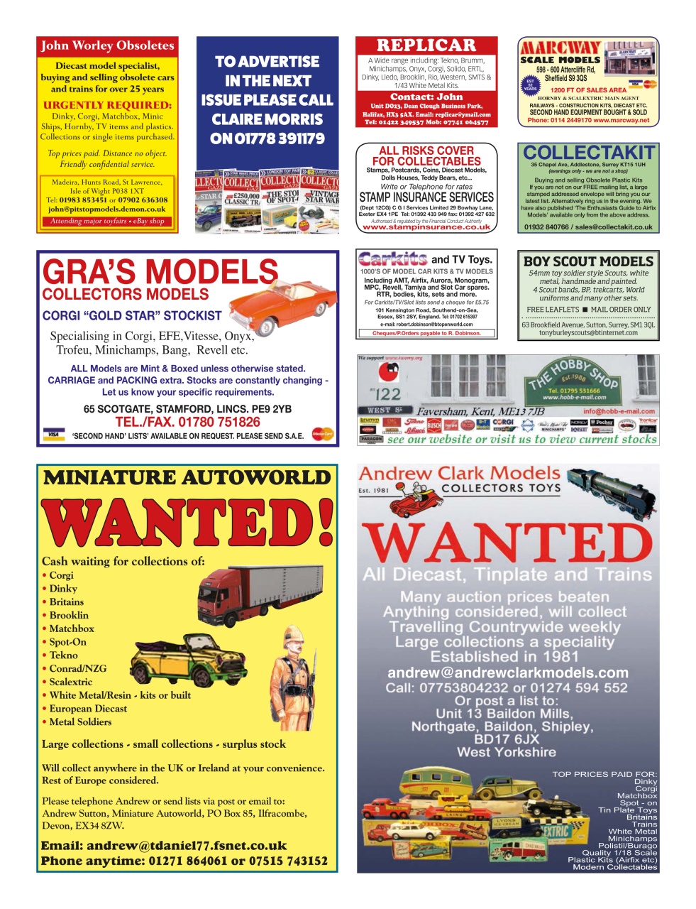Collectors Gazette Preview Pages