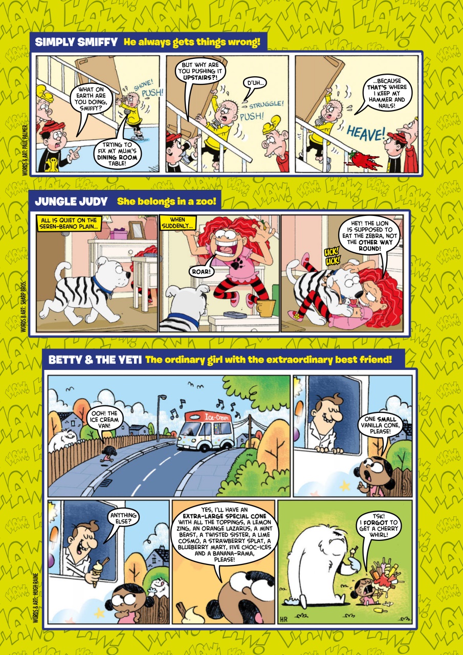 Beano Preview Pages