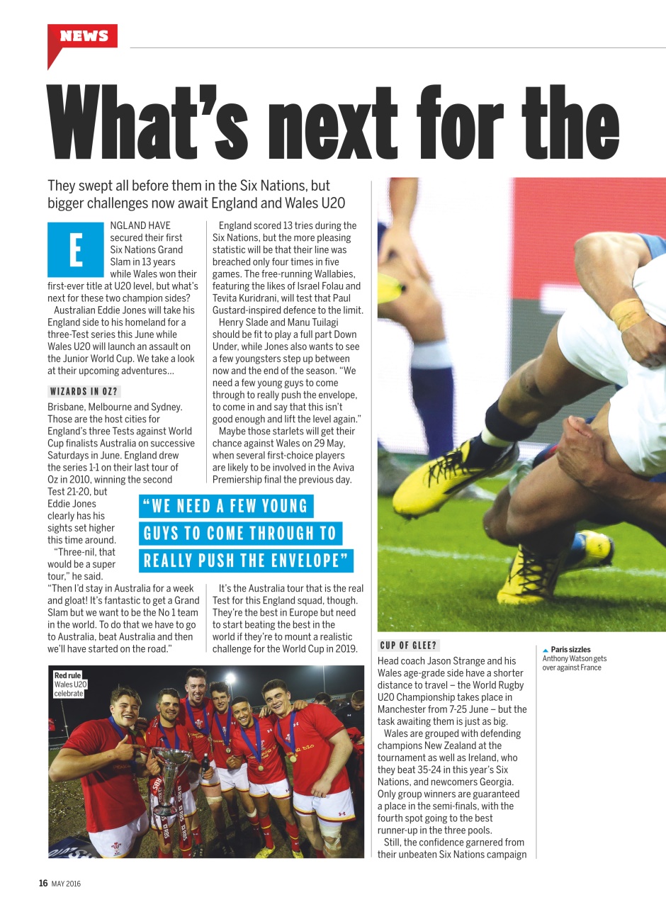 Rugby World Preview Pages