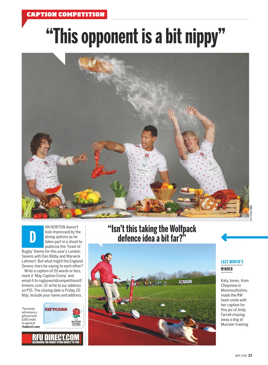 Rugby World Preview Pages