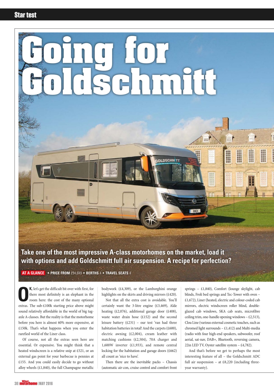 What Motorhome magazine Preview Pages