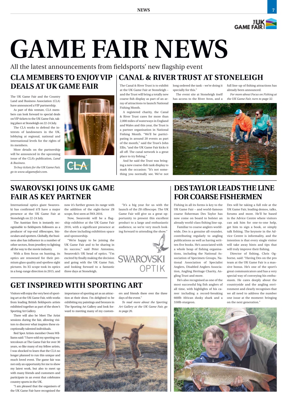 Clay Shooting Preview Pages