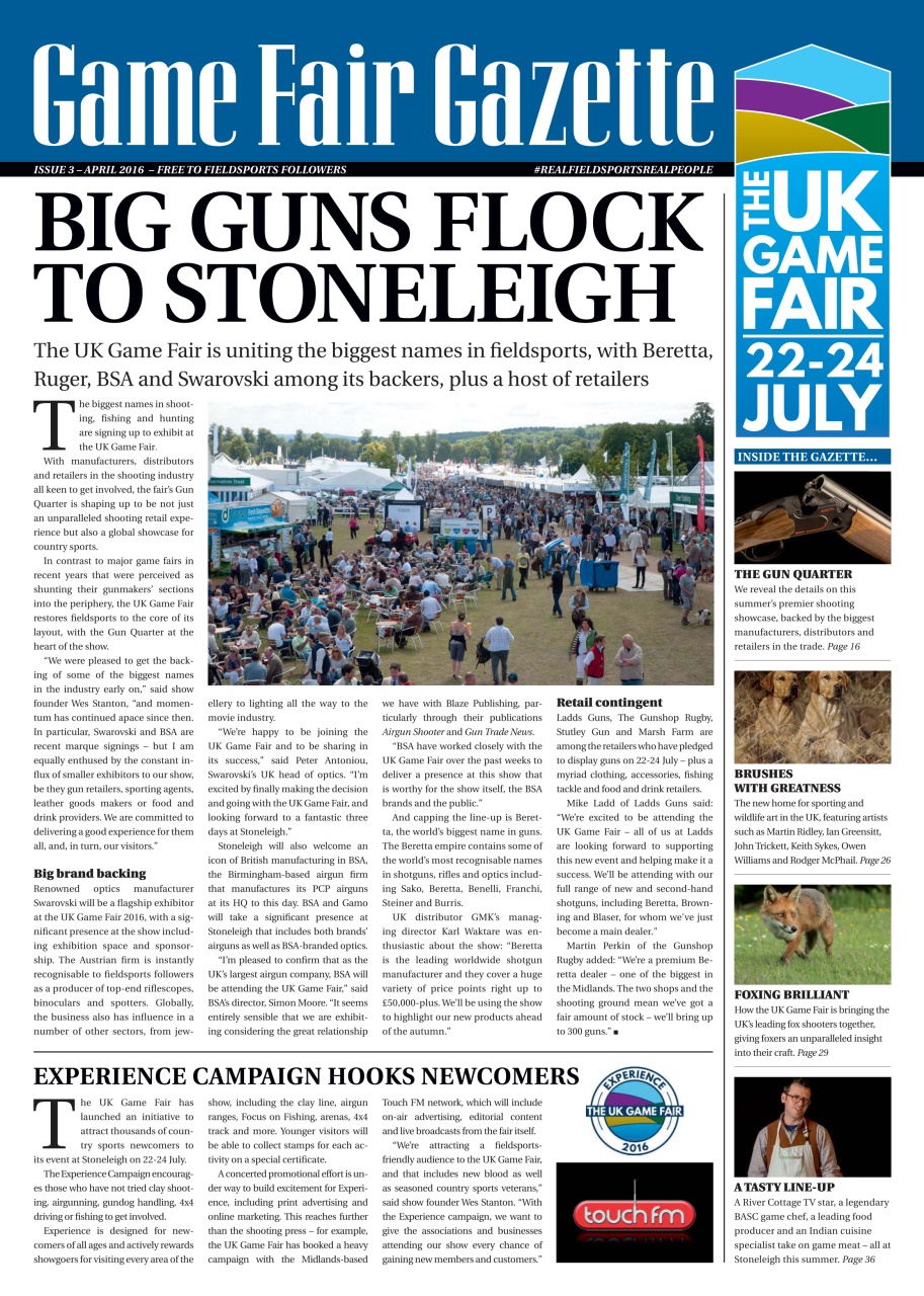 Sporting Rifle Preview Pages