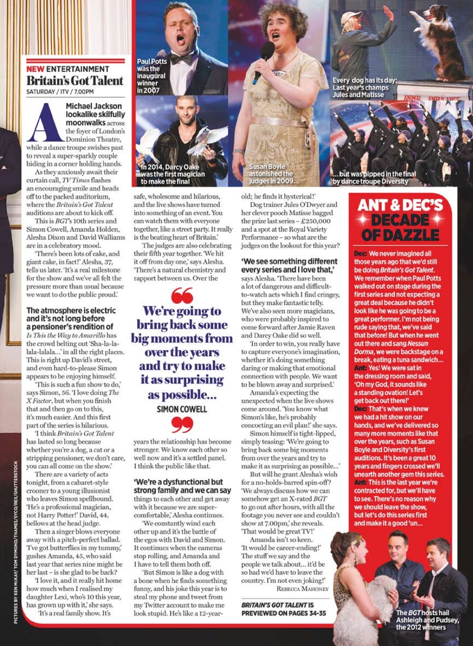 TV Times Preview Pages