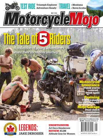 Motorcycle Mojo issue May 2016