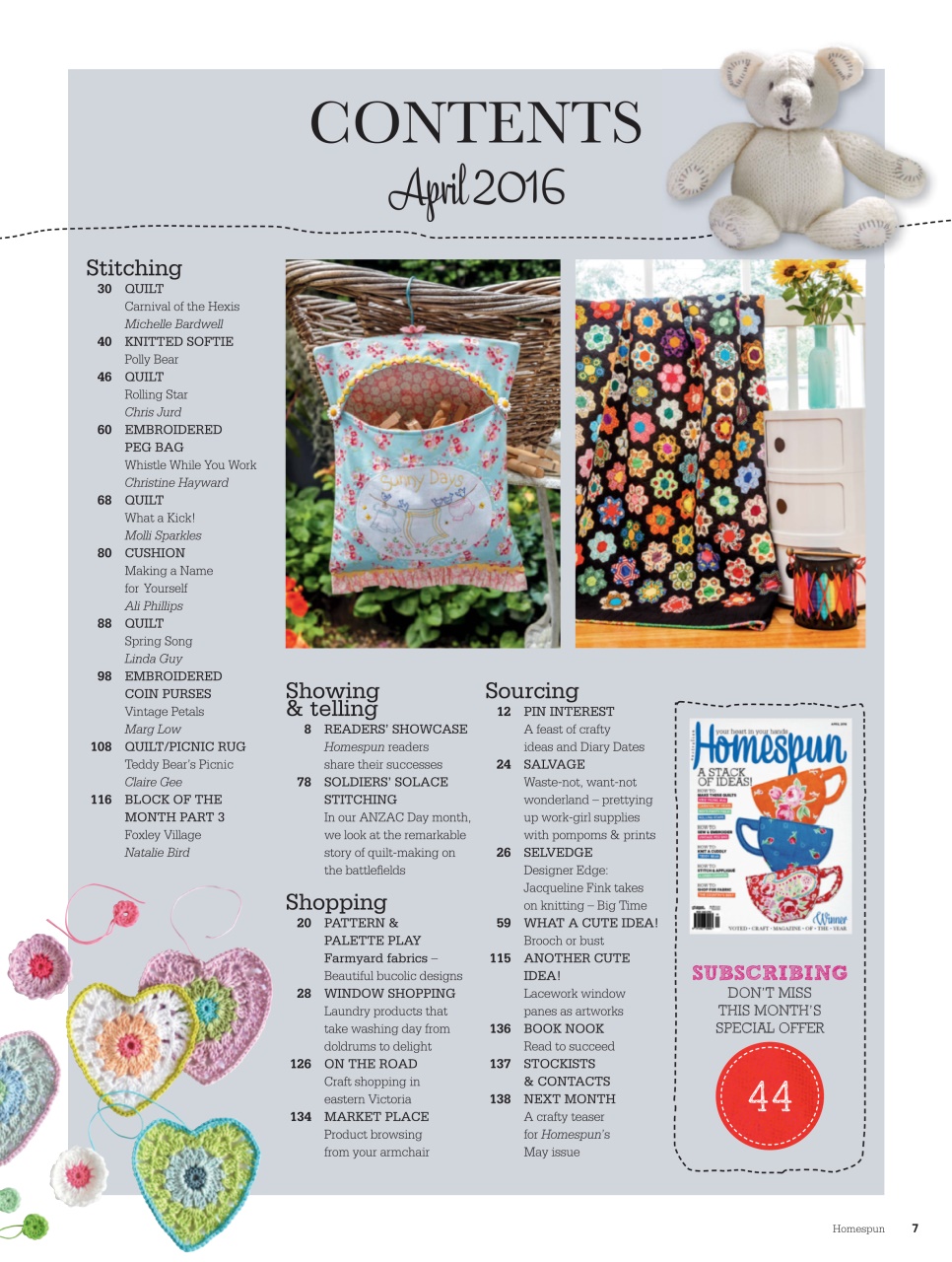 Homespun Preview Pages