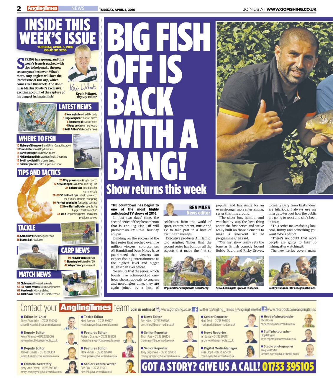 Angling Times Preview Pages
